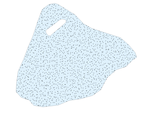 Clipped Grid with 100% randomness